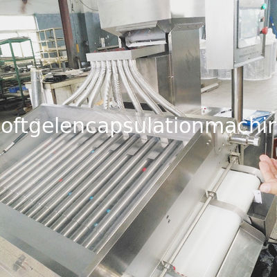 Roll Type Soft Capsule Paintball Production Line SUS304 / 316L Material 1 Year Warranty