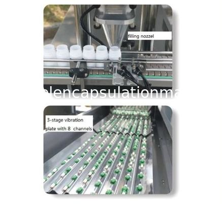 Medical Counting And Packing Machine Multi Vibration Plate Bottle Packaging