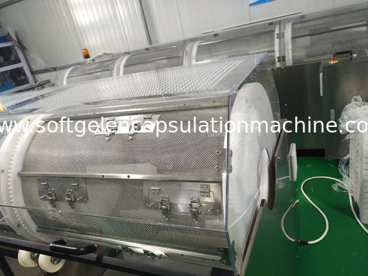 0.75 kw Largest 700*1030mm Softgel TUMBLER Drying Equipment With Big Air Blowers