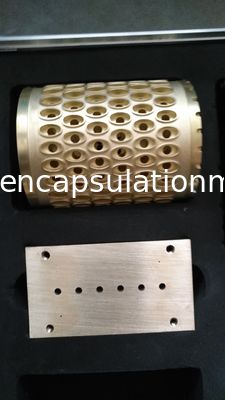 Paintball Herbal Capsule Maker Softgel Die Roll Tooling With Al Injection Wedge