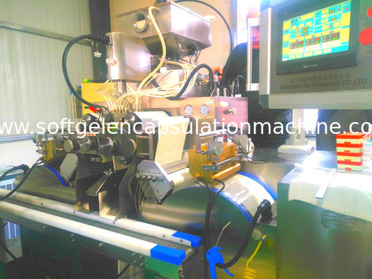 Soft Gelatin 10 Inch Paintball Encapsulation Machine 30000/H