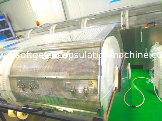 Softgel 2 Layers Encapsulation Tumbler Dryer With Big Air Blowers