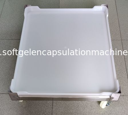 Flat Bottom Ppe Plastic Drying Trays 75 * 55 * 5cm For Capsule Candy