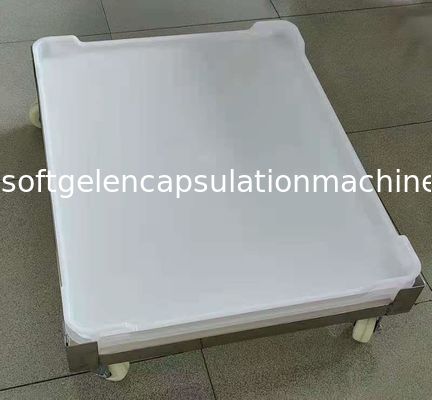 Flat Bottom Ppe Plastic Drying Trays 75 * 55 * 5cm For Capsule Candy