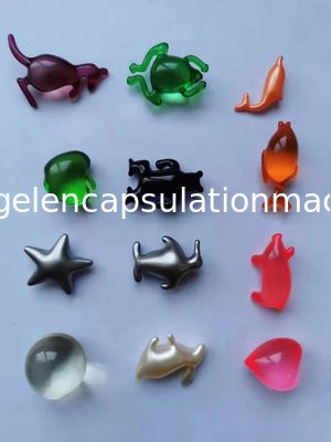 Plc Paintball Encapsulation Machine Halal Soft Capsule Oil And Paste Filling