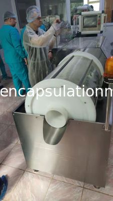0.2kw Inline Encapsulation Tumbler Dryer For Softgel Capsule And Paintball