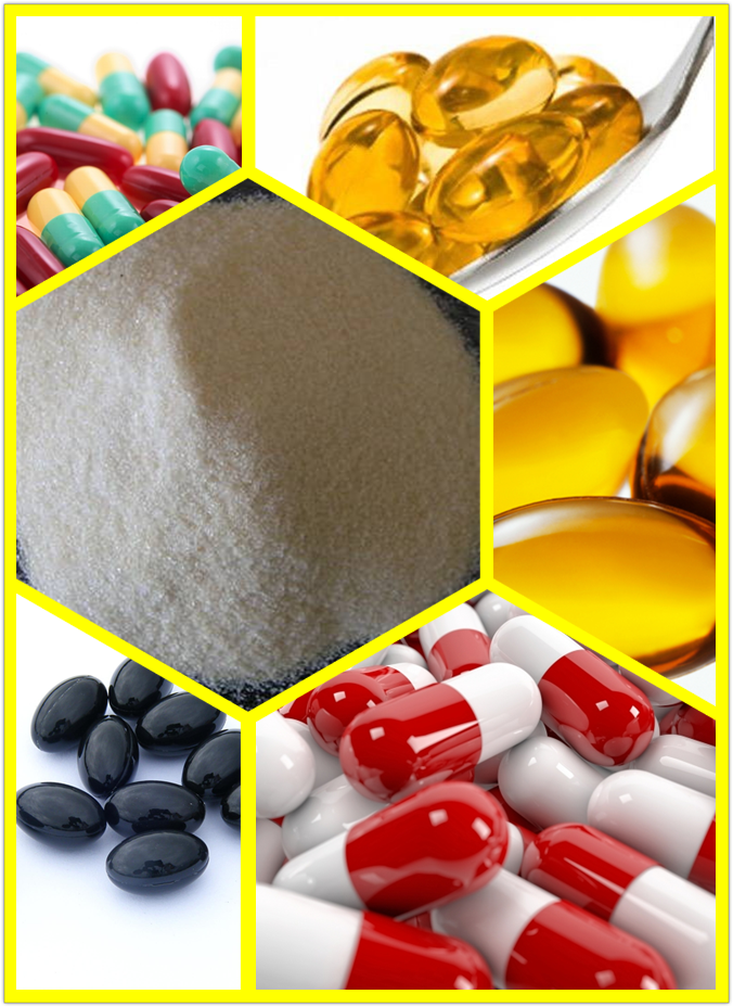 Health Pharmaceutical Grade Gelatin Soft Capsule , Vegetarian Gelatine